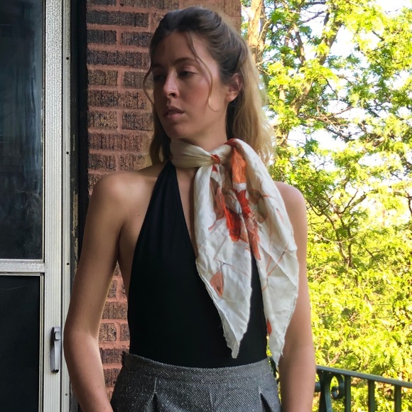 Vintage Accessories - Vintage Silk Scarf